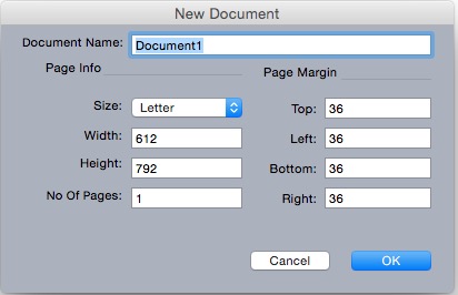 Create New Document